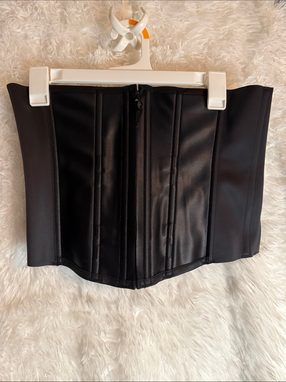 SPANX Black Shapewear Ribbed Corset